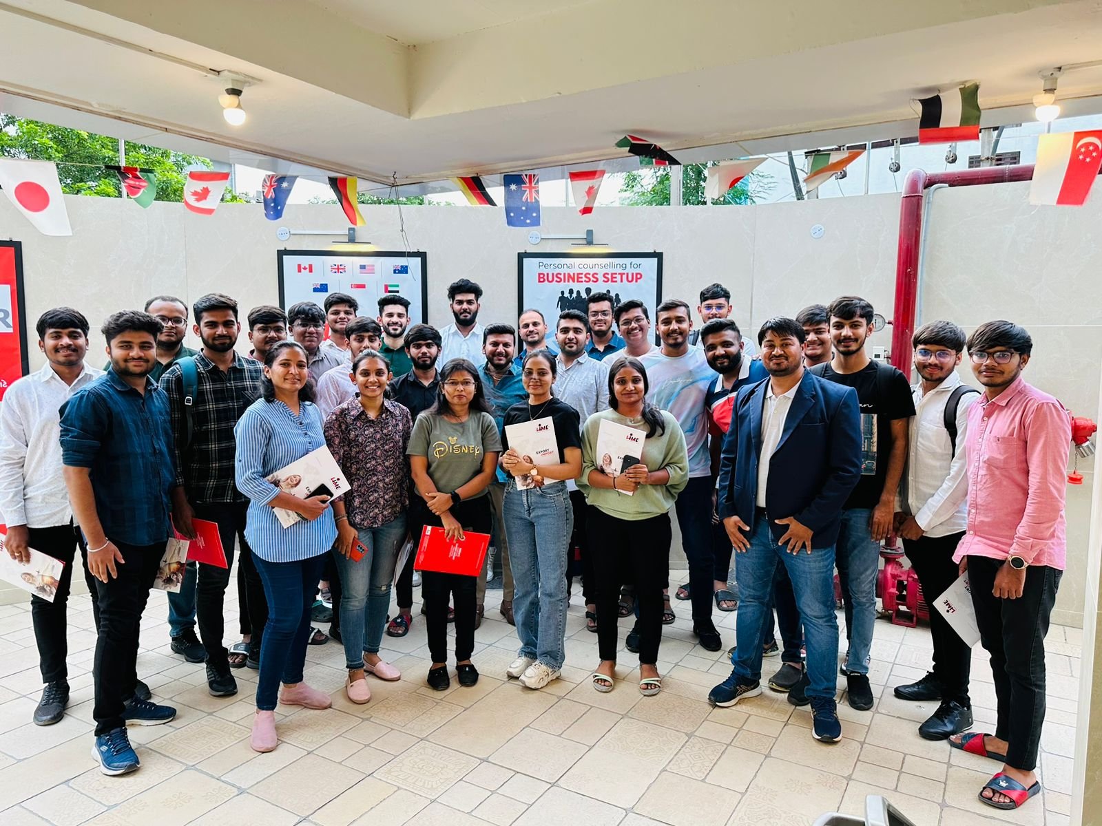 Students with Lime Course Materials